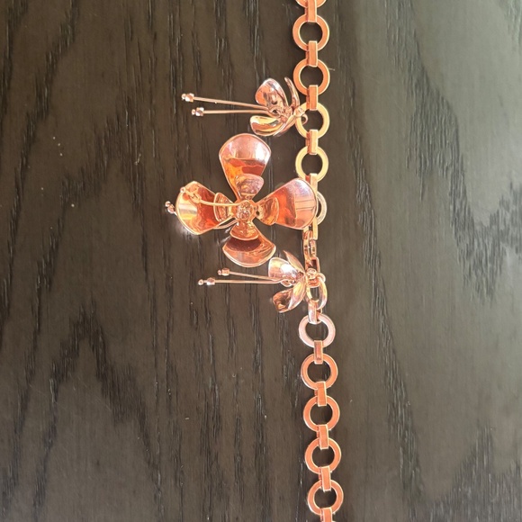 Henri Bendel Rose Tone Charm Bracelet - Picture 4 of 6